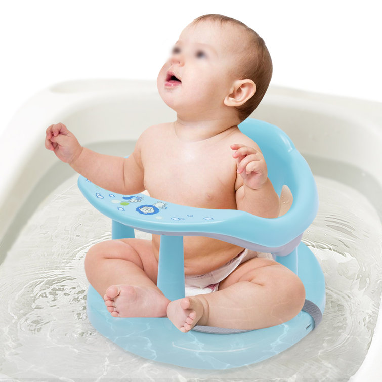 Baby bathtub ring deals with suction cups